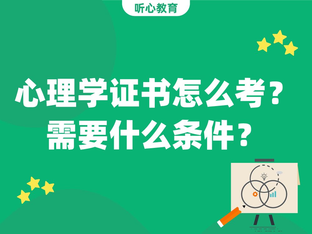 心理学证书怎么考?需要什么条件?