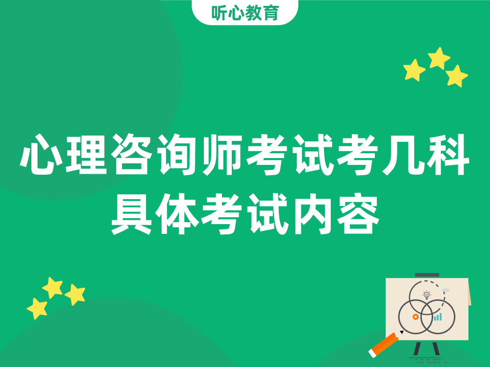 心理咨询师考试考几科?具体考试内容