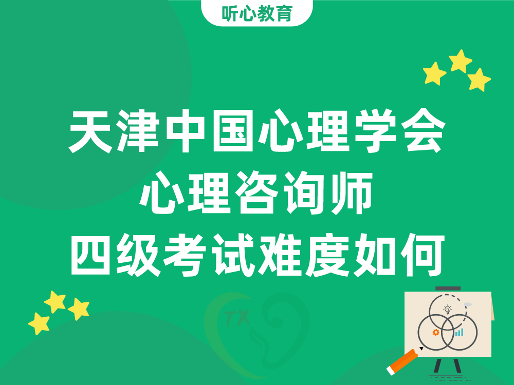 2026年天津中国心理学会心理咨询师四级考试难度如何？