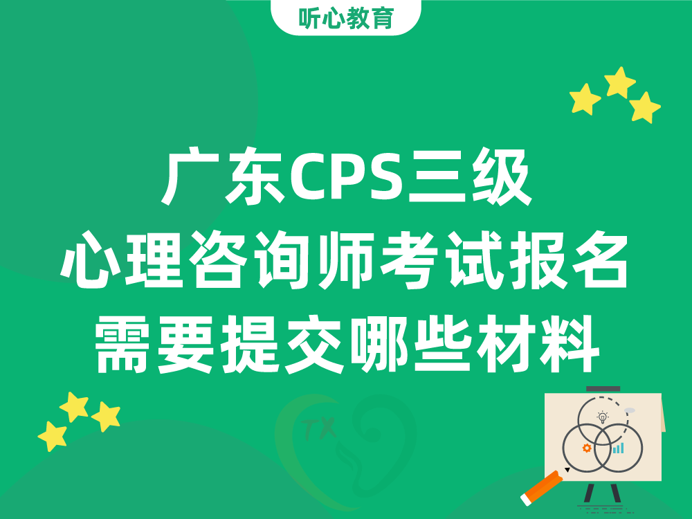 广东CPS三级心理咨询师考试报名需要提交哪些材料