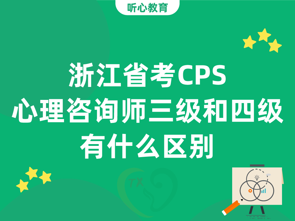 浙江省考CPS心理咨询师三级和四级有什么区别